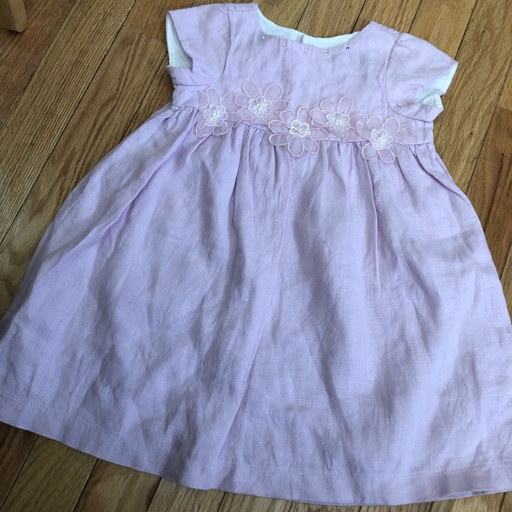 Lilac Sundress with Flowers